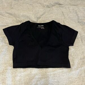 Garage Ribbed Crop Top